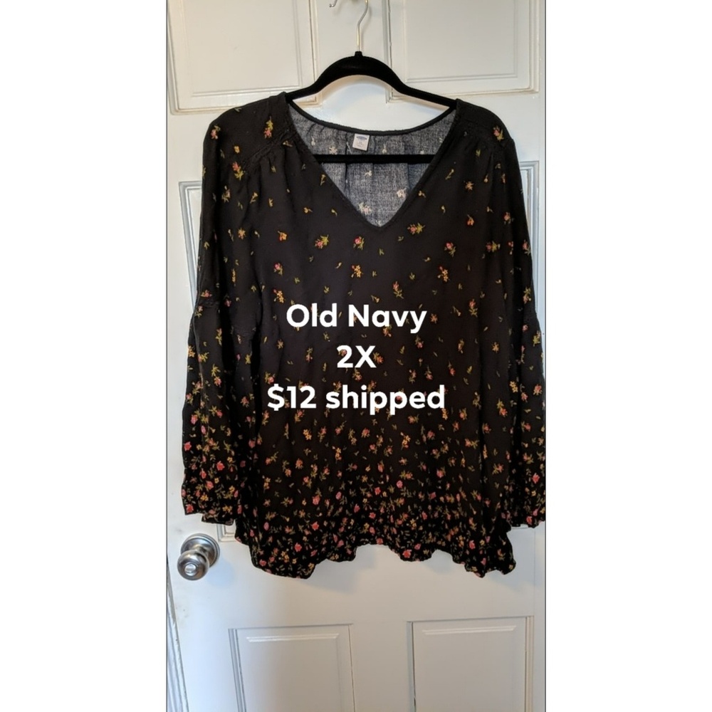 Ombre floral top